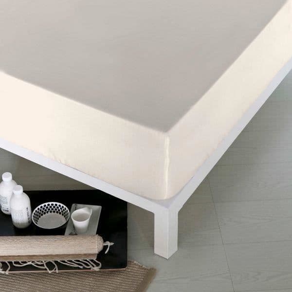 Naturals Beige påslakan - mått: Storbritannien liten super king size-säng (170 x 200 cm)