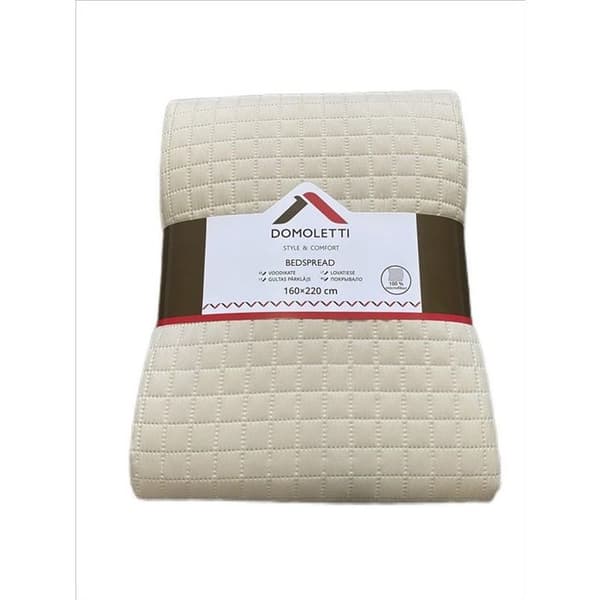 Couvre-lit Domoletti, beige, 160 cm x 220 cm