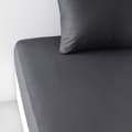Pikkukuva 3 / 3: TODAY Essential -muotoonommeltu lakana - 90 x 190 cm - 1 hengelle - 100 % puuvillaa - hiilenharmaa