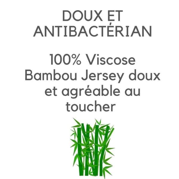 Set med 3 bambu jersey-pärlakan 40x80 vit - EASY DORT - Pärslakan