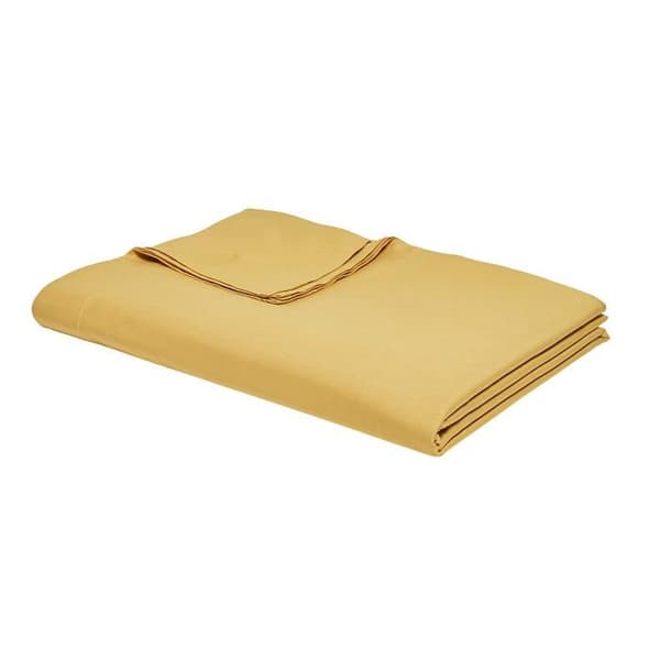 Flat Sheet Today - 120795 - Essential - Platt lakan för 2 personer 240X300 cm Vanlig bomullsgul