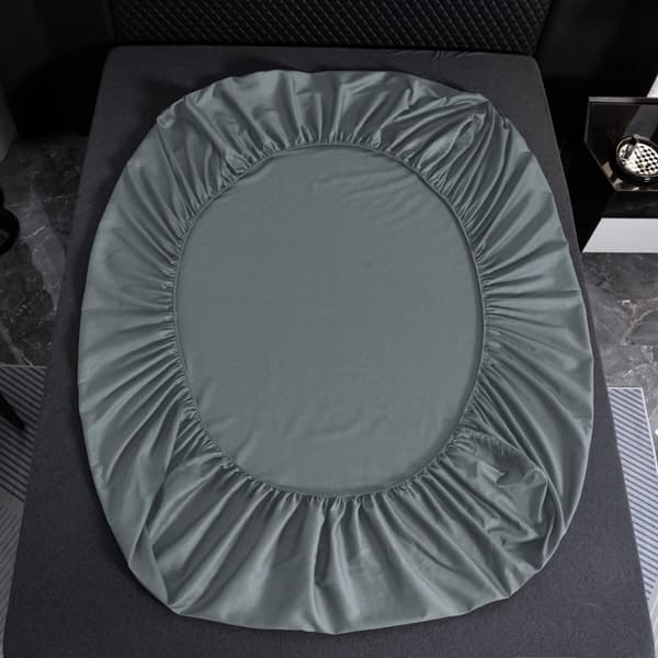 TYKKET BOMULDSLAGEN 180x200+25 GRÅ
