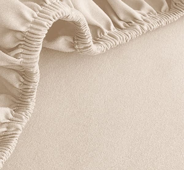 Jersey-aluslakana 180x200+25 beige