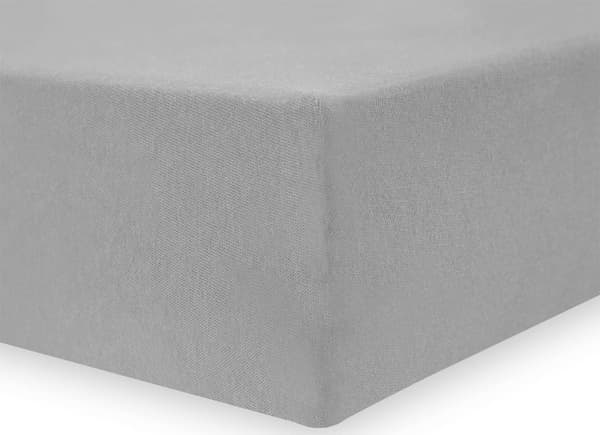 Jerseylakan 200x220+25 grått med resårband