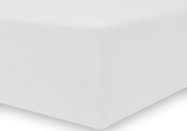 Jerseylakan 200x220+25 vitt med resårband