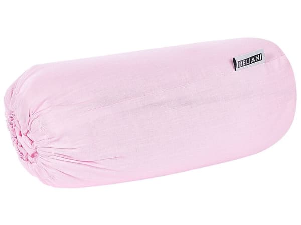 Dra-på-lakan JANBU Bomull 140x200 cm Pastellrosa Lumarko!