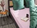 Miniatyrbild 2 av 6: Dra-på-lakan JANBU Bomull 160x200 cm Pastellrosa Lumarko!