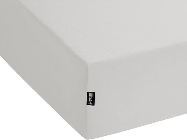 Bomullslakan 200 x 200 cm ljusgrått JANBU Lumarko!