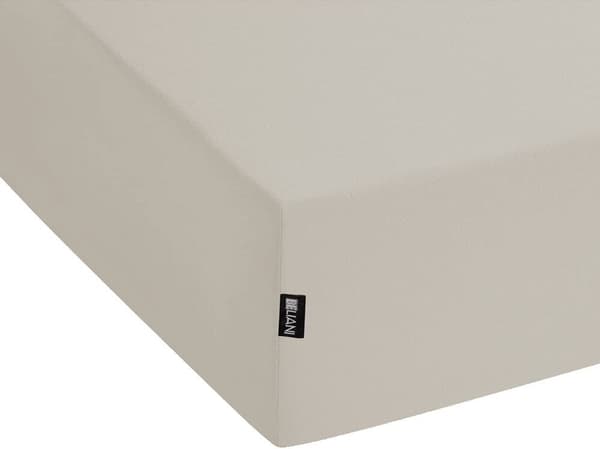 Bomuldslagner 160 x 200 cm beige-grå JANBU Lumarko!