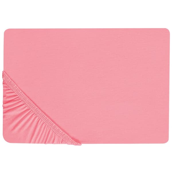 Bomuldslagen 200 x 200 cm koral JANBU Lumarko!