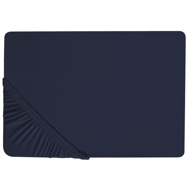 Dra-på-lakan HOFUF Bomull 160x200 cm Marinblått Lumarko!