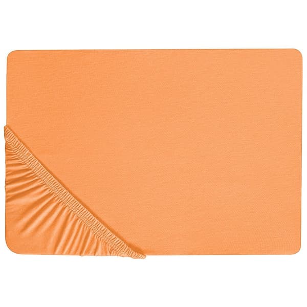 Stræklagen JANBU Bomuld 90x200 cm Orange Lumarko!