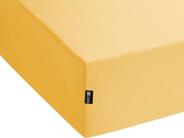 Dra-på-lakan JANBU Bomull 90x200 cm Senapsgrön Lumarko!