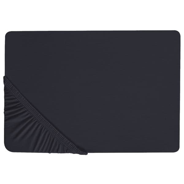 Sengetøj JANBU Bomuld 160x200 cm Sort Lumarko!