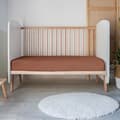 Miniatyrbild 3 av 4: Drap housse - P'TIT DODO - 60 x 120 cm - Jersey - Tomette
