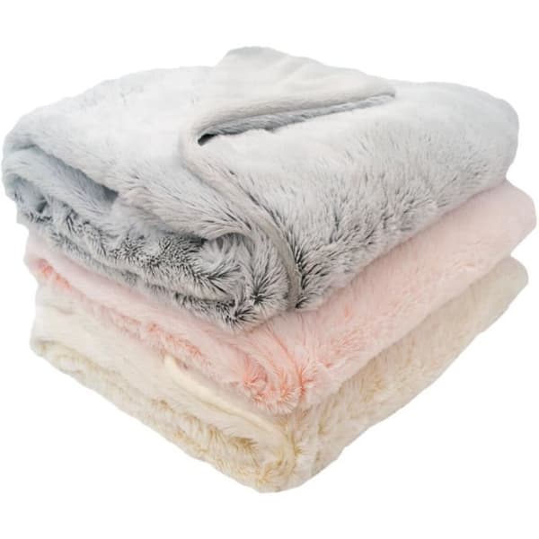 Fodrad filt - DOMIVA - Ultramjuk och varm - 75 x 100 cm - Creme