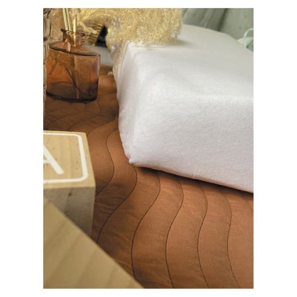 Zen Baby Madrasskydd 60x120 - Baby Madrasskydd - Viskos Bambu - Tyst - Vattentät - Absorberande - Oeko Tex Vit