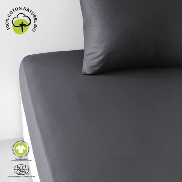 Monteret bundark TODAY Sort 180 x 200 cm