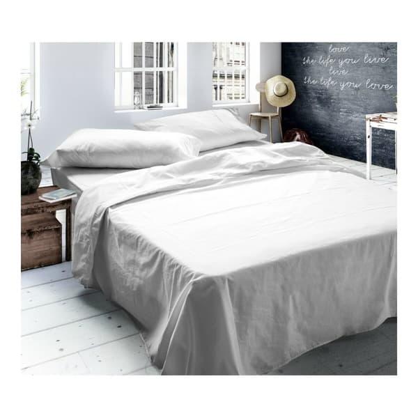 Pussilakana ilman täytettä Naturals Tencel Valkoinen Sänky 90 160 x 270 cm