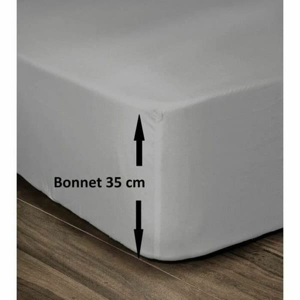 Monteret bundark Lovely Home Grå Lysegrå Dobbelt seng 180 x 200 cm