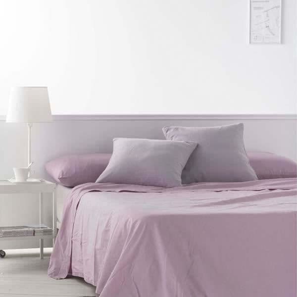 Naturals Lila lakan - mått: Mått Säng på 90 (160 x 270 cm)