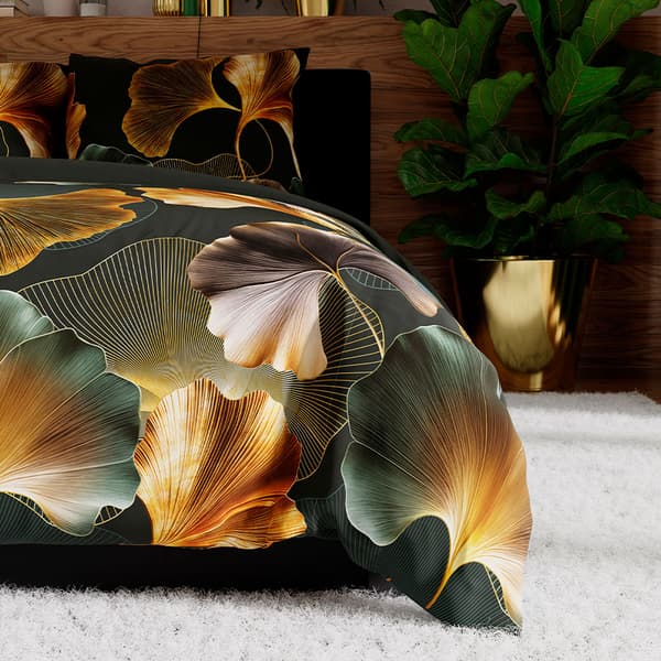 MARISEL sengesæt 220x200 cm - satin bomuld, elegant blomstermønster
