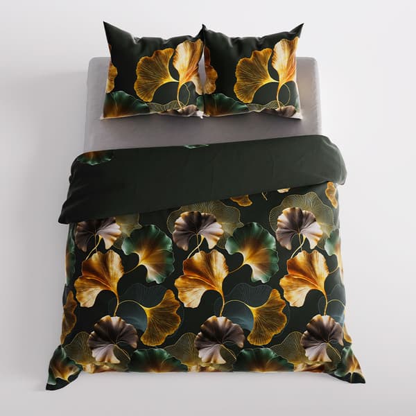 MARISEL sengesæt 220x200 cm - satin bomuld, elegant blomstermønster