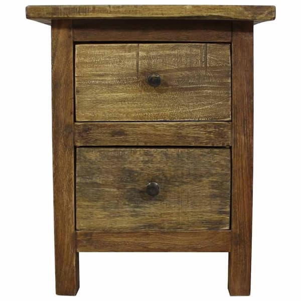 vidaXL natbord 40x30x51 cm massivt mahognitræ