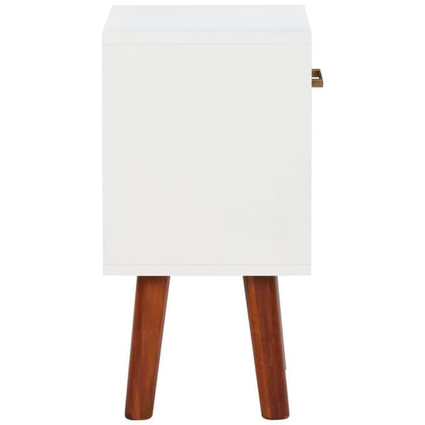 vidaXL Sängbord massivt akaciaträ 40x30x57 cm