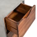 Miniatyrbilde 5 av 7: vidaXL Nattbord betong heltre akasie 40x30x50 cm