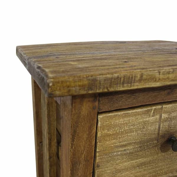 vidaXL Nattbord heltre mahogni 40x30x51 cm