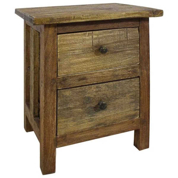 vidaXL Nattbord heltre mahogni 40x30x51 cm