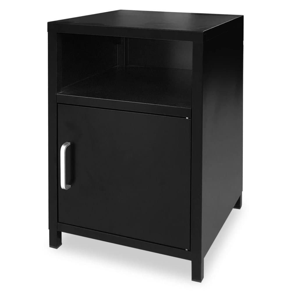 vidaXL Nattbord 35x35x51 cm svart