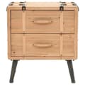 Miniatyrbilde 3 av 9: vidaXL Nattbord heltre gran 50x35x57 cm