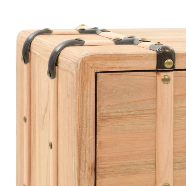 vidaXL Nattbord heltre gran 50x35x57 cm