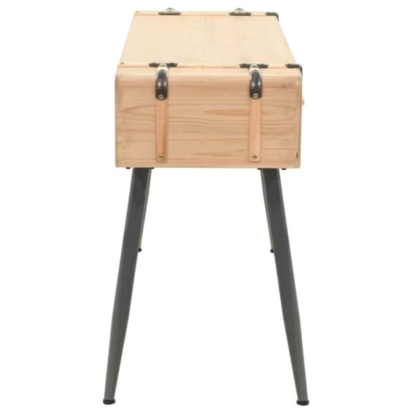 vidaXL Konsollbord heltre gran 115x40,5x76 cm