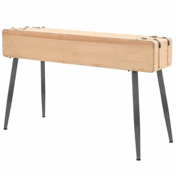 vidaXL Konsollbord heltre gran 115x40,5x76 cm
