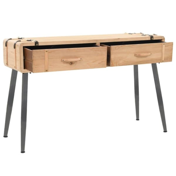 vidaXL Konsollbord heltre gran 115x40,5x76 cm