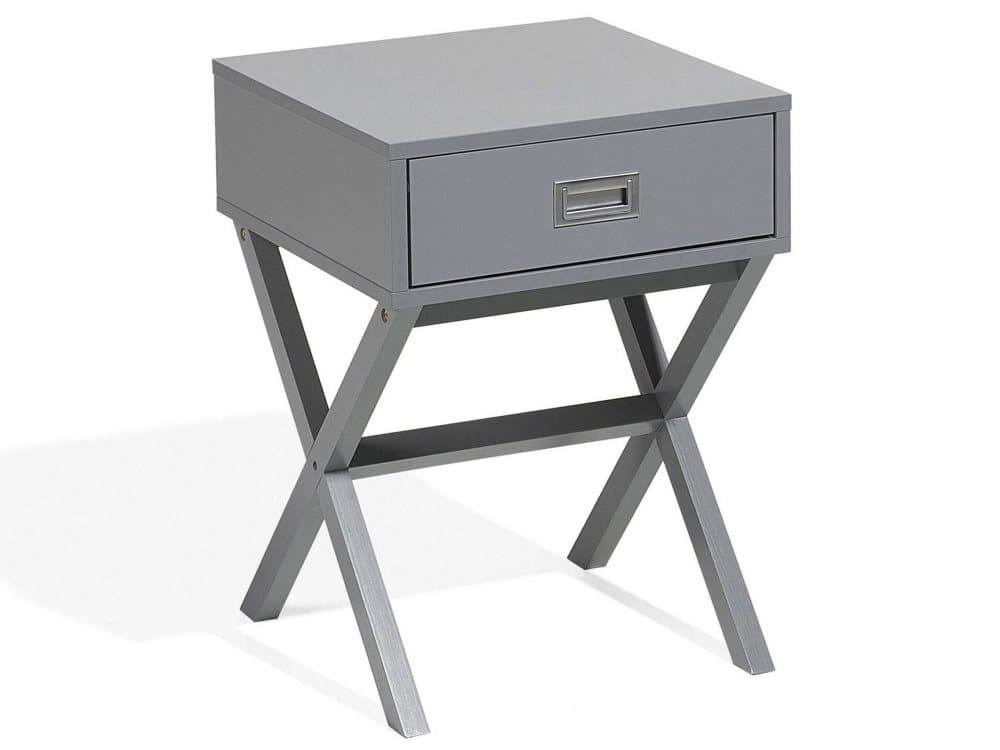 Sängbord grå MONROE