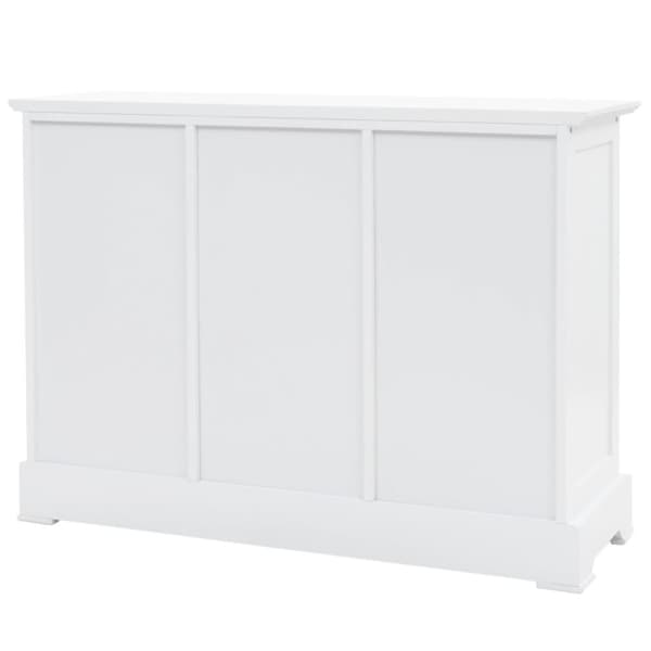 vidaXL skænk med 3 låger 105x35x77,5 cm MDF og fyrretræ