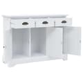 Miniatyrbillede 7 af 10: vidaXL skænk med 3 låger 105x35x77,5 cm MDF og fyrretræ