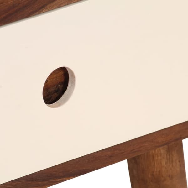 vidaXL sengebord massivt sheeshamtræ 45 x 30 x 45 cm