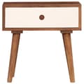 Miniatyrbillede 2 af 11: vidaXL sengebord massivt sheeshamtræ 45 x 30 x 45 cm