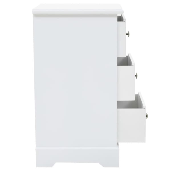 vidaXL sengeskab MDF og fyrretræ 35 x 32 x 59 cm