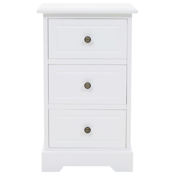 vidaXL sengeskab MDF og fyrretræ 35 x 32 x 59 cm