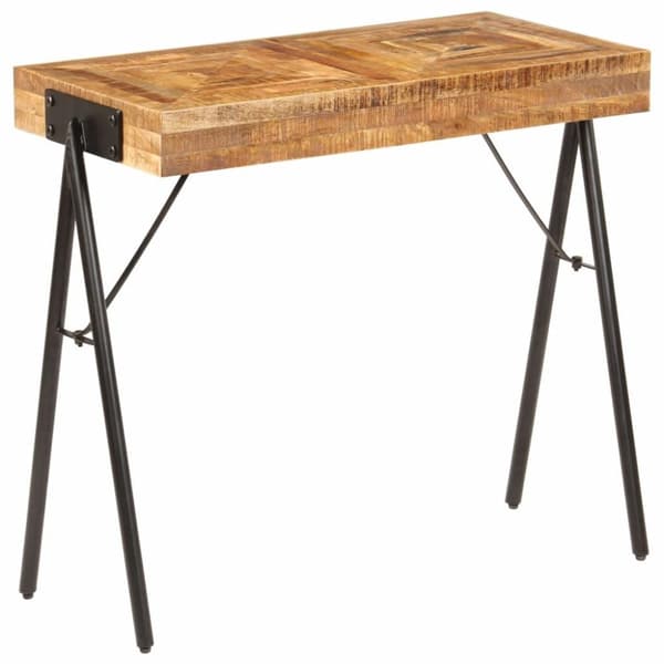 vidaXL konsolbord massivt mangotræ 80 x 40 x 75 cm