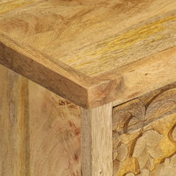 vidaXL sengebord 40x30x50 cm massivt mangotræ