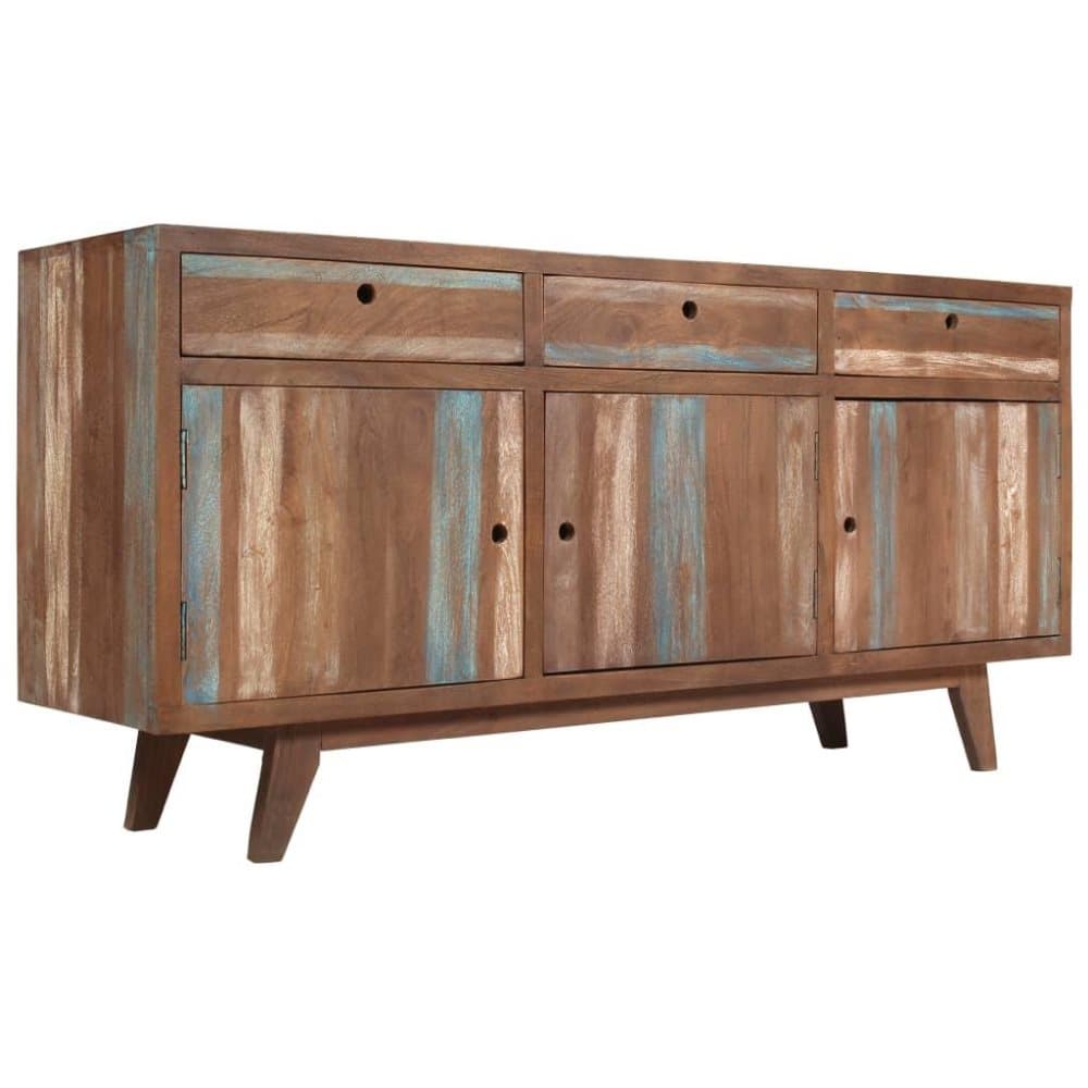 vidaXL Skänk massivt trä vintage 145x40x75 cm