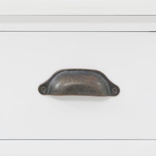 vidaXL Skjenk med 3 dører MDF og furu 105x35x77,5 cm