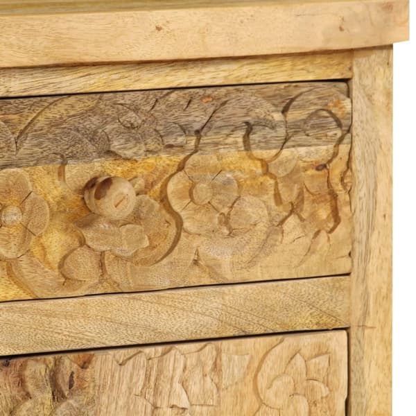 vidaXL Nattbord heltre mango 40x30x50 cm